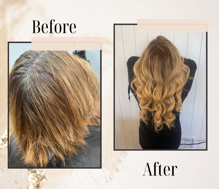 Dimensional blonde curls by Dalia